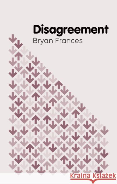 Disagreement Frances, Bryan 9780745672267 John Wiley & Sons - książka