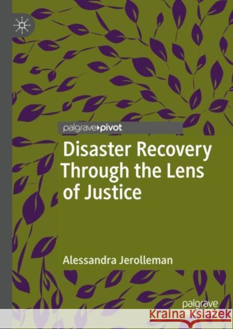 Disaster Recovery Through the Lens of Justice Alessandra Jerolleman 9783030047948 Springer Nature Switzerland AG - książka