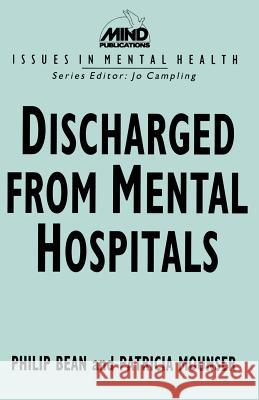 Discharged from Mental Hospitals Philip Bean 9780333447888  - książka