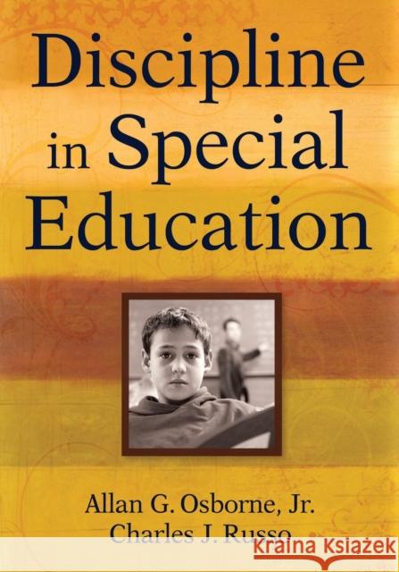 Discipline in Special Education Allan Gurney Osborne Charles J. Russo 9781412955119 Corwin Press - książka