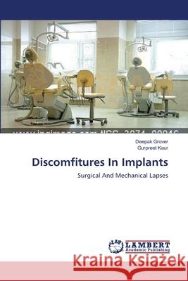 Discomfitures In Implants Grover, Deepak 9783659637865 LAP Lambert Academic Publishing - książka