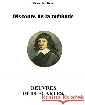 Discours de la methode Descartes, René 9781530851669 Createspace Independent Publishing Platform - książka