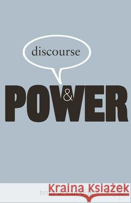 Discourse and Power Dijk van 9780230574090  - książka