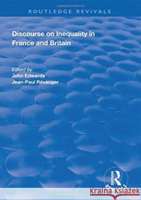 Discourse on Inequality in France and Britain  9781138311671 Taylor and Francis - książka