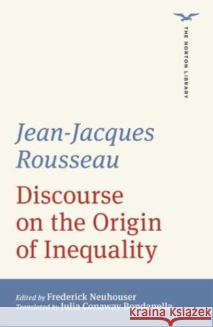 Discourse on the Origin of Inequality Jean Jacques Rousseau 9780393441246 WW Norton & Co - książka