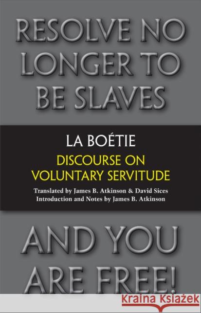 Discourse on Voluntary Servitude   9781603848404  - książka