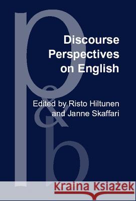 DISCOURSE PERSPECTIVES ON ENGLISH  9789027253613 JOHN BENJAMINS PUBLISHING CO - książka