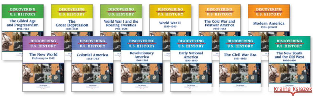 Discovering U.S. History Set Consulting Editor Richard Jense Various 9781604138641 Chelsea House Publications - książka