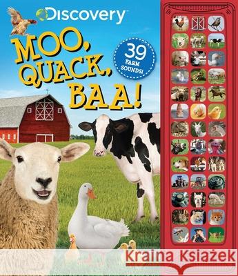 Discovery: Moo, Quack, Baa! Grace Baranowski 9781684129713 Silver Dolphin Books - książka