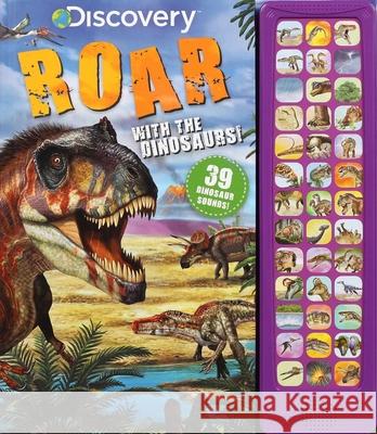 Discovery: Roar with the Dinosaurs! Courtney Acampora Franco Tempesta 9781684128198 Silver Dolphin Books - książka