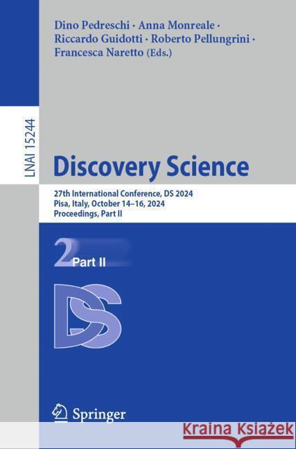 Discovery Science  9783031789793 Springer - książka