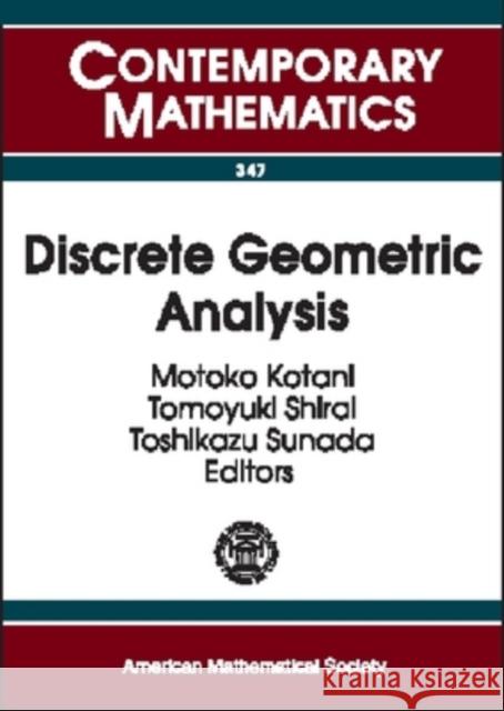 Discrete Geometric Analysis  9780821833513 AMERICAN MATHEMATICAL SOCIETY - książka