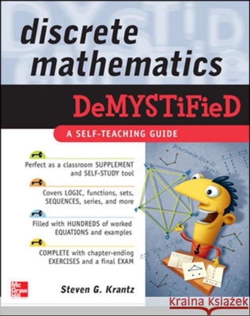 Discrete Mathematics Demystified Krantz, Steven 9780071549486  - książka