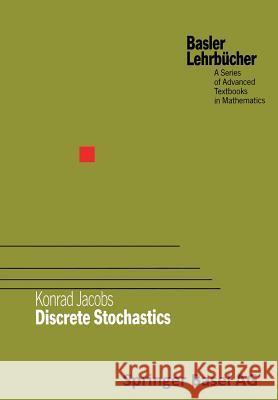 Discrete Stochastics Konrad Jacobs 9783034897136 Birkhauser - książka