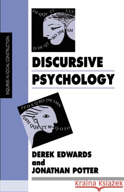 Discursive Psychology Derek Edwards Jonathan Potter Jonathan Potter 9780803984431 Sage Publications - książka