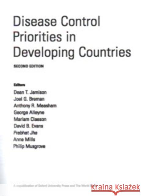 Disease Control Priorities in Developing Countries Jamison, Dean T. 9780821361795 Oxford University Press, USA - książka