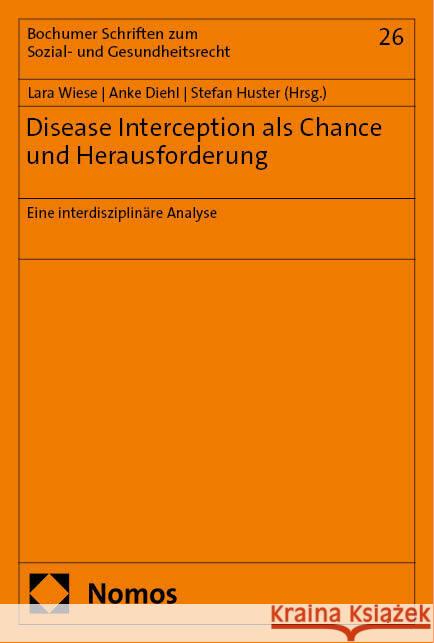 Disease Interception als Chance und Herausforderung  9783756016334 Nomos - książka