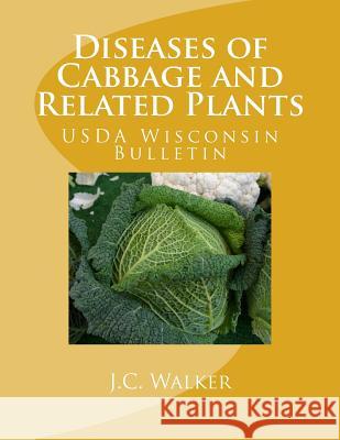 Diseases of Cabbage and Related Plants: USDA Wisconsin Bulletin J. C. Walker U. S. Dept of Agriculture Division of Fruit and Vegetable Crops 9781548775988 Createspace Independent Publishing Platform - książka