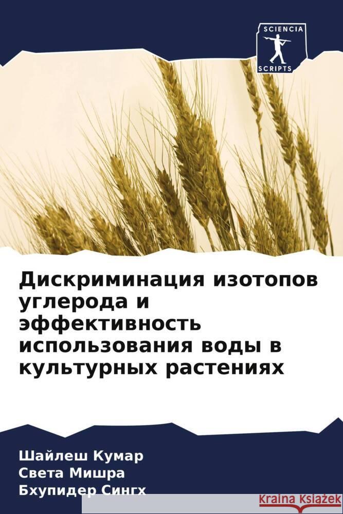 Diskriminaciq izotopow ugleroda i äffektiwnost' ispol'zowaniq wody w kul'turnyh rasteniqh Kumar, Shajlesh, Mishra, Sweta, Singh, Bhupider 9786204640624 Sciencia Scripts - książka