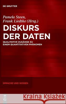 Diskurs der Daten Steen, Pamela 9783110607307 De Gruyter (JL) - książka