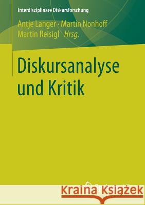 Diskursanalyse Und Kritik Langer, Antje 9783658021795 Springer vs - książka