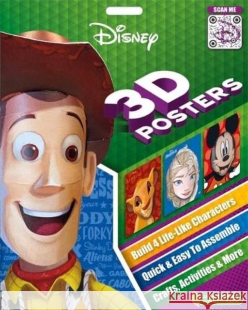 Disney: 3D Posters Walt Disney 9781837714186 Bonnier Books Ltd - książka