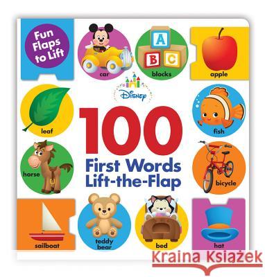 Disney Baby 100 First Words Lift-The-Flap Disney Book Group                        Disney Storybook Art Team 9781484718018 Disney Press - książka