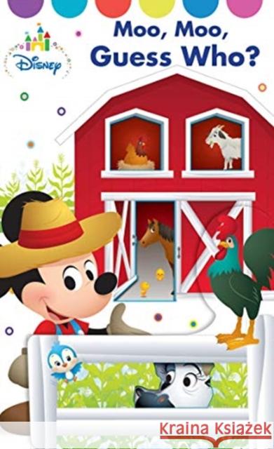 Disney Baby Moo, Moo, Guess Who? Little, Sally 9780794442484 Sfi Readerlink Dist - książka