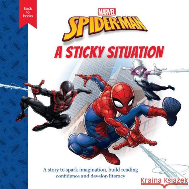 Disney Back to Books: Spider-Man - A Sticky Situation Disney 9781804163559 Rily Publications Ltd - książka