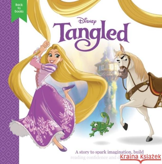 Disney Back to Books: Tangled Disney 9781804164341 Rily Publications Ltd - książka