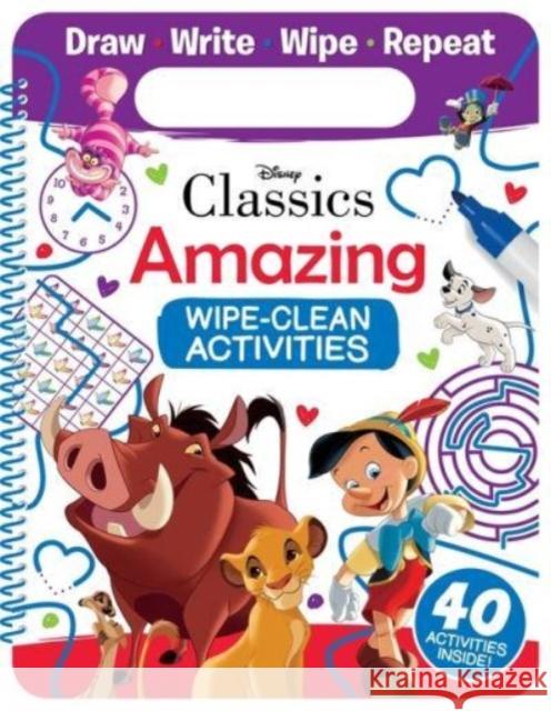 Disney Classics: Amazing Wipe-Clean Activities Autumn Publishing 9781803686745 Bonnier Books Ltd - książka