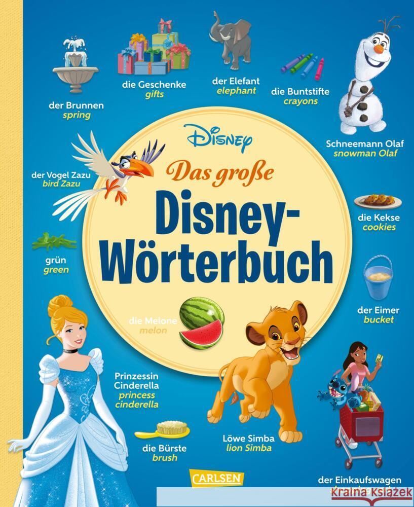 Disney: Das große Disney-Wörterbuch Disney, Walt 9783551281036 Carlsen - książka