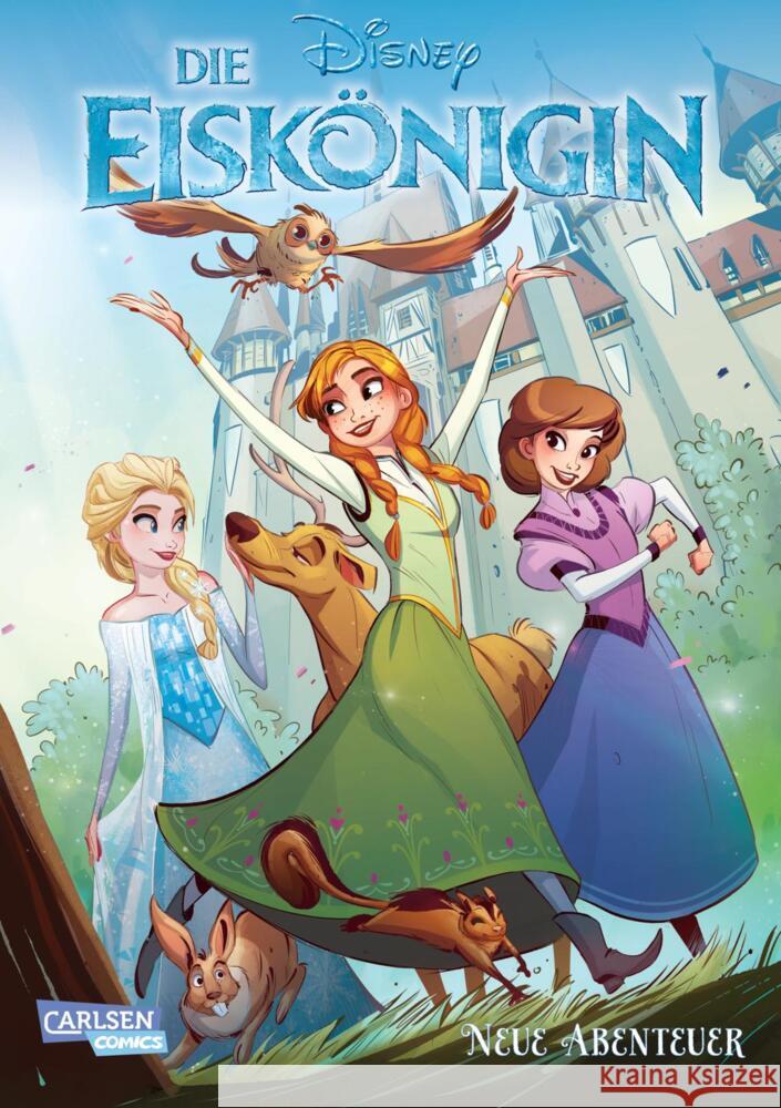 Disney Die Eiskönigin - Neue Abenteuer: Über Grenzen hinweg Disney, Walt, Caramagna, Joe 9783551730077 Carlsen Comics - książka
