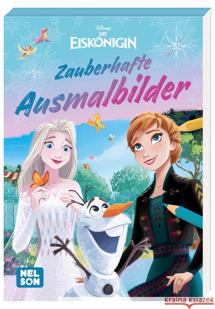 Disney Die Eiskönigin: Zauberhafte Ausmalbilder  9783845122229 Nelson - książka