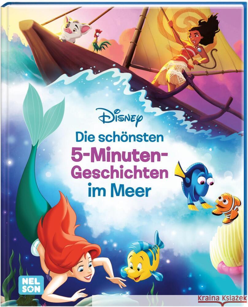 Disney: Die schönsten 5-Minuten-Geschichten: Im Meer  9783845122236 Nelson - książka