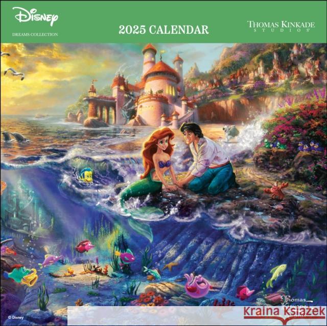 Disney Dreams Collection by Thomas Kinkade Studios: 2025 Mini Wall Calendar Thomas Kinkade Studios 9781524889081 Andrews McMeel Publishing - książka