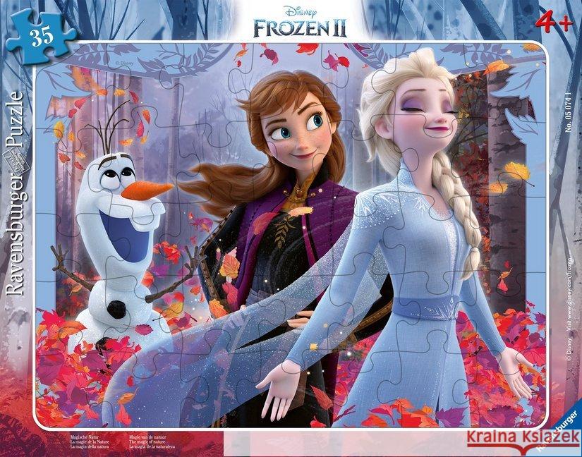 Disney Frozen 2, Magische Natur (Kinderpuzzle)  4005556050741 Ravensburger Verlag - książka