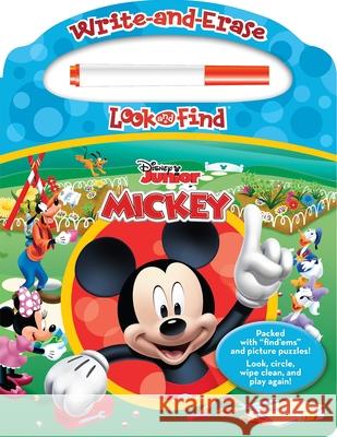 Disney Junior Mickey Mouse Clubhouse: Write-And-Erase Look and Find: Write-And-Erase Look and Find [With Marker] Pi Kids 9781450843096 Pi Kids - książka