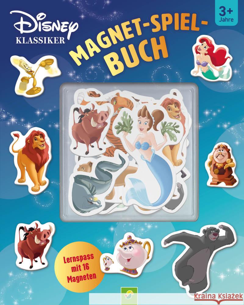 Disney Klassiker Magnet-Spiel-Buch Schwager & Steinlein Verlag 9783849948610 Schwager & Steinlein - książka