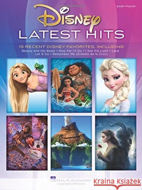 Disney Latest Hits: 15 Recent Disney Favorites Hal Leonard Publishing Corporation 9781540041548 Hal Leonard Corporation - książka