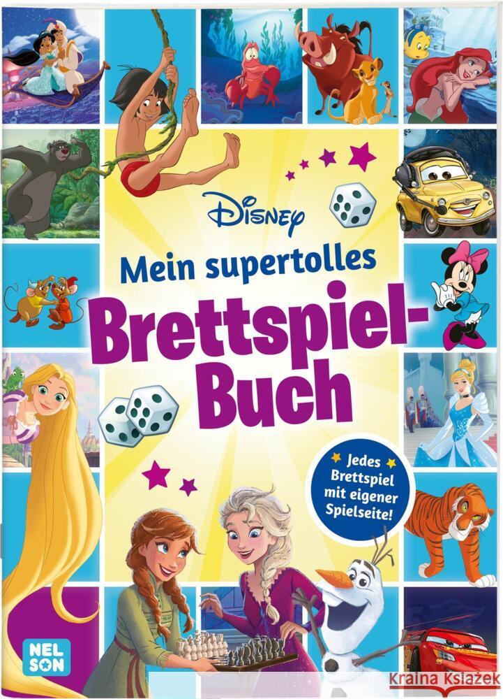 Disney: Mein supertolles Brettspiel-Buch  9783845123578 Nelson - książka