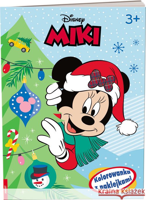 Disney Miki. Kolorowanka z naklejkami Opracowanie zbiorowe 9788325335830 Ameet - książka