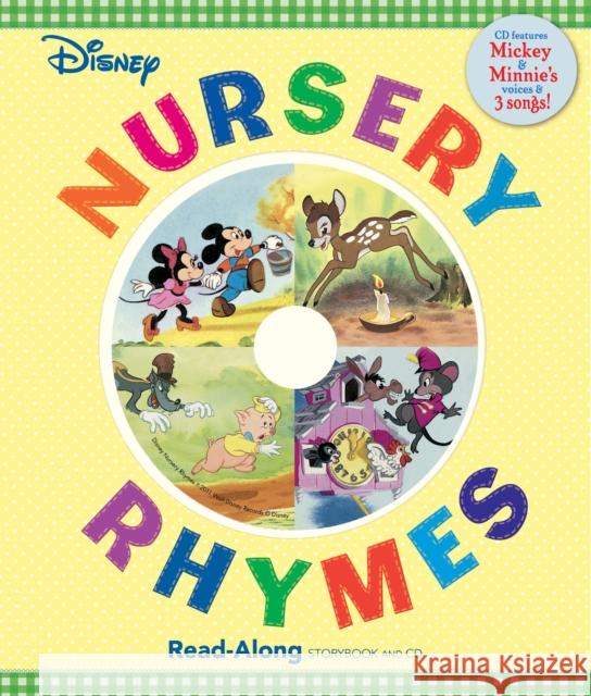 Disney Nursery Rhymes ReadAlong Storybook and CD Disney Books 9781423137436 Disney Press - książka