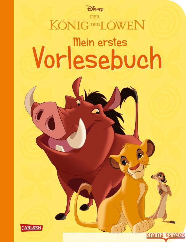 Disney Pappenbuch: Der König der Löwen - Mein erstes Vorlesebuch Disney, Walt 9783551280886 Carlsen - książka