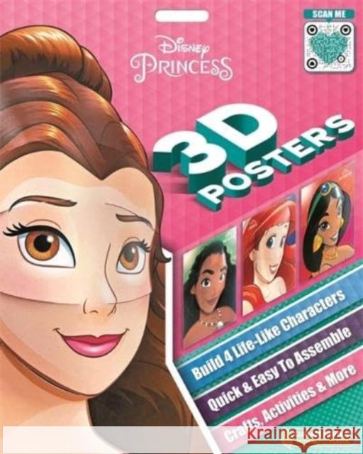 Disney Princess: 3D Posters Walt Disney 9781837714209 Bonnier Books Ltd - książka