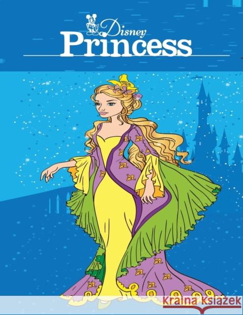 Disney Princess: Adult Coloring Book: Beautiful designs to Inspire your Creativity and Relaxation. Mainland Publisher 9781950772544 Mainland Publisher - książka