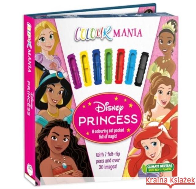 Disney Princess: Colourmania Walt Disney 9781835440841 Bonnier Books Ltd - książka