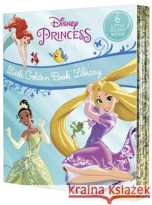 Disney Princess Little Golden Book Library (Disney Princess): Tangled; Brave; The Princess and the Frog; The Little Mermaid; Beauty and the Beast; Cin Various 9780736435604 Random House Disney - książka