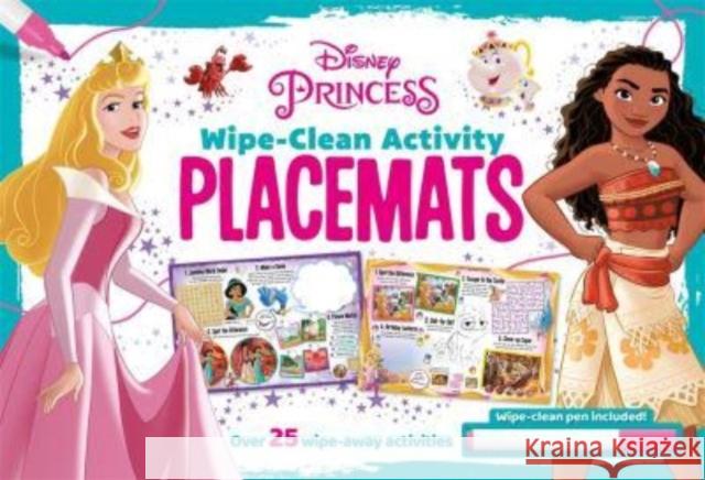 Disney Princess: Wipe-clean Activity Placemats Autumn Publishing 9781803687124 Bonnier Books Ltd - książka