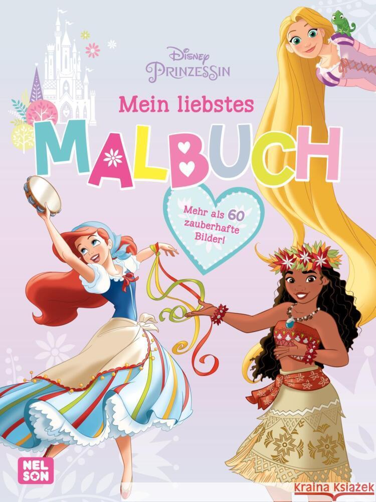Disney Prinzessin: Mein liebstes Malbuch  9783845124926 Nelson - książka